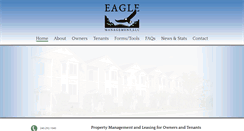 Desktop Screenshot of eaglemanagedproperties.com