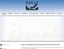 Tablet Screenshot of eaglemanagedproperties.com
